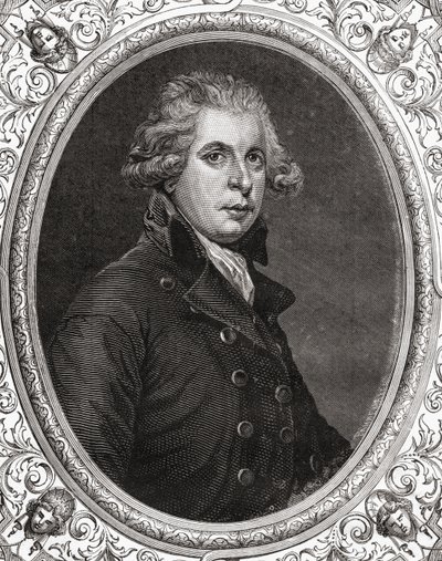 Richard Brinsley Sheridan, Louis Blanc (1811-82) "Histoire de la Revolution Francaise" című művéből alkotó: French School