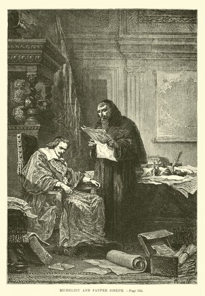 Richelieu és Joseph atya alkotó: French School