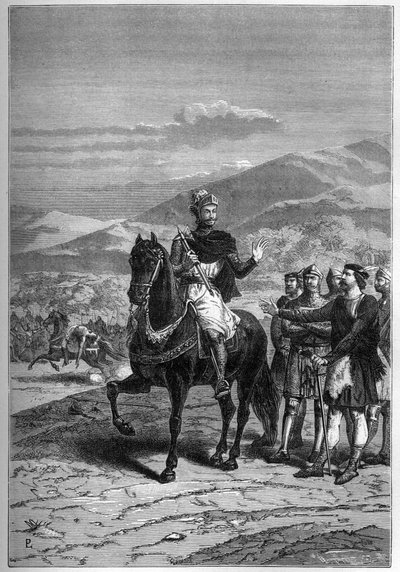 Robert the Bruce Bannockburn előtt, 1313, Skócia – I. Róbert, Skócia alkotó: French School