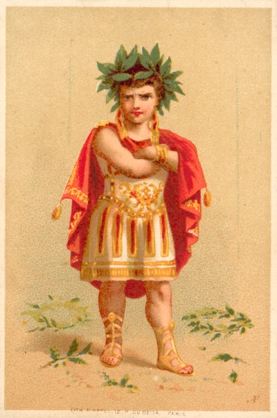 római (chromolitho) alkotó: French School