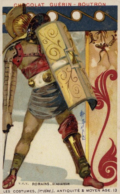Roman gladiator  alkotó: French School