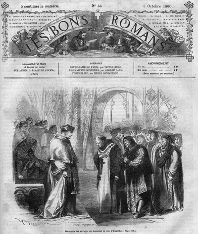 Regénysorozat: Victor Hugo (1802-1885) „” Notre Dame de Paris””. Vésés „jó románcok”-ba alkotó: French School
