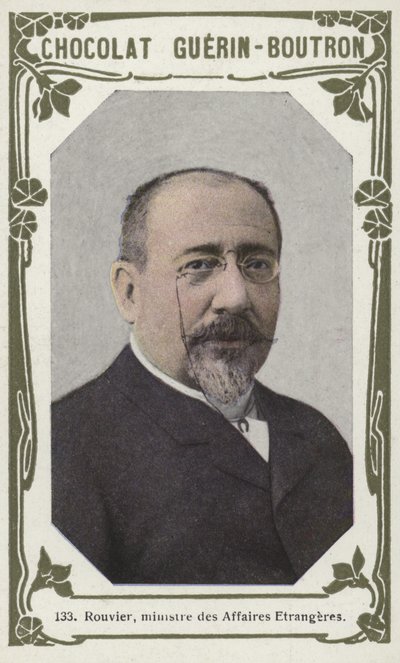 Rouvier, külügyminiszter (színes fotó) alkotó: French School