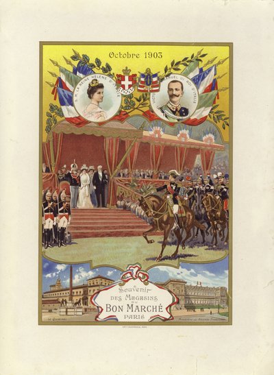 Királyi esküvő – 1903. október alkotó: French School