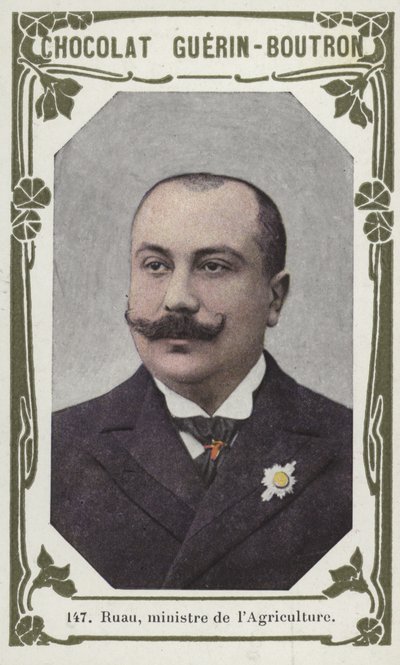 Ruau, mezőgazdasági miniszter (színes fotó) alkotó: French School