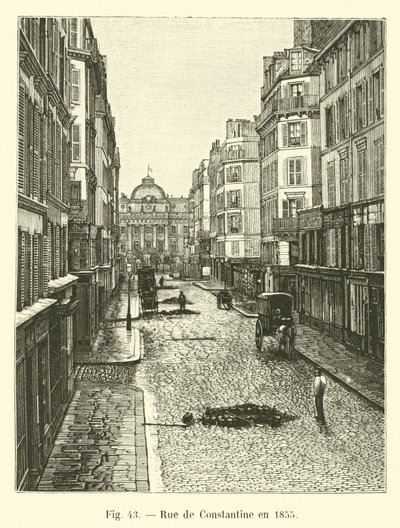 Rue de Constantine 1855-ben alkotó: French School
