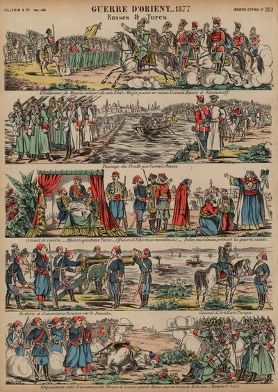 Orosz-török háború, 1877 alkotó: French School