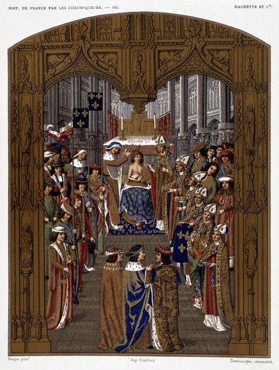 VI. Károly koronázása (1380) - a "Les Chroniqueurs de l