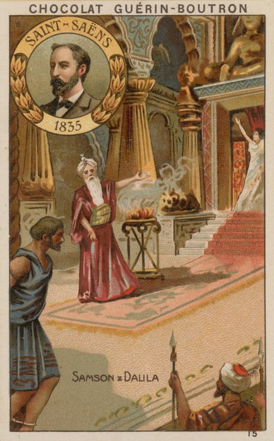 Saint-Saens, Sámson és Delila alkotó: French School
