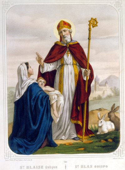 Saint-Blaise alkotó: French School