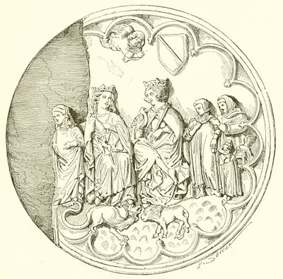 Szent Lajos és Kasztíliai Blanche alkotó: French School