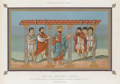 Szent Pál hirdeti az evangéliumot alkotó: French School