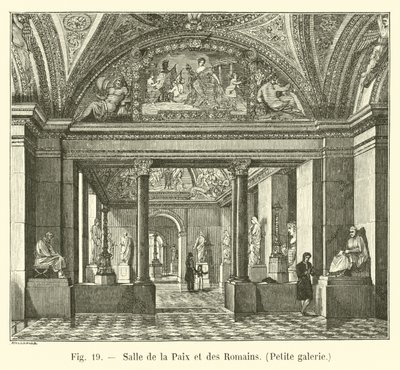 A béke és a rómaiak csarnoka, Kisgaléria alkotó: French School