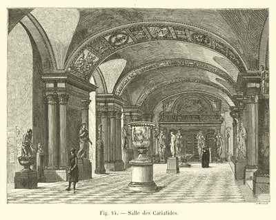Kariatidák terme alkotó: French School
