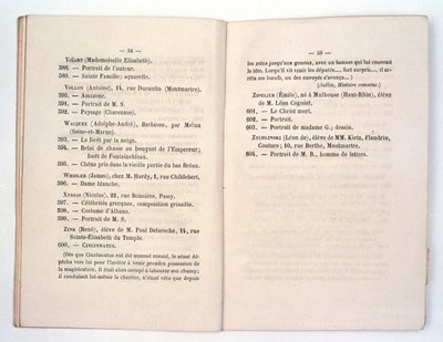 Salon des Refuses katalógusbejegyzés a Whistlers Dame Blanche-hoz (1. szimfónia fehérben: A fehér lány) 1863 alkotó: French School