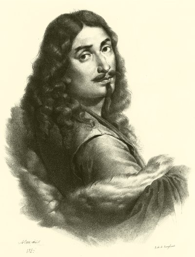 Salvator Rosa, portré (metszet) alkotó: French School