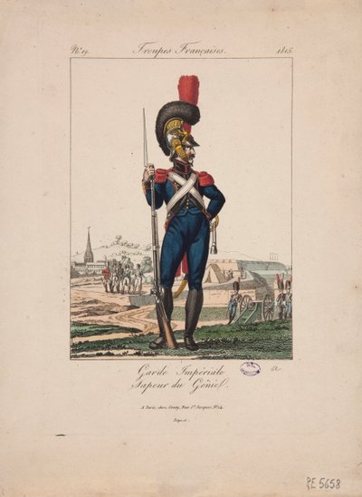 A Császári Gárda Sappere, Francia Csapatok, 19. sz alkotó: French School