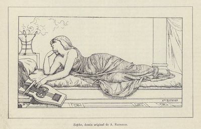 Sappho (litho) alkotó: French School