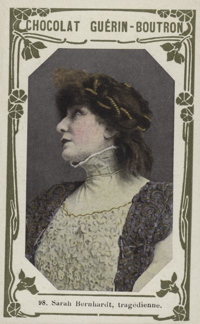 Sarah Bernhardt, tragedienne (színes fotó) alkotó: French School