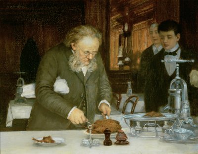 Jelenet a La Tour dArgent étteremben alkotó: French School