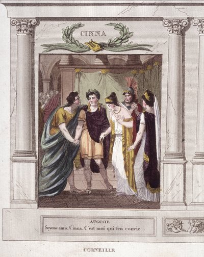 Scene et Dialogue de Augustus a Cinna in "Cinna ou la clemence d