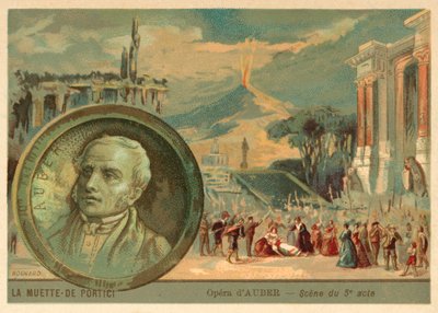 Jelenet Daniel Auber La Muette de Portici című operájából (chromolitho) alkotó: French School