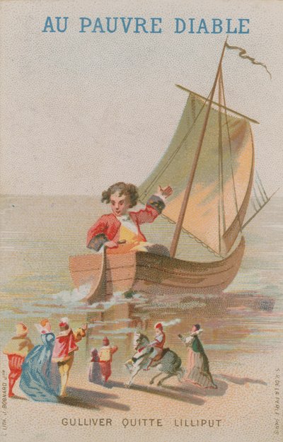 Jelenet a Gullivers utazásokból alkotó: French School