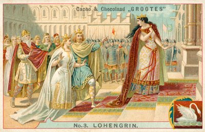 Jelenet Richard Wagner Lohengrin című operájából (chromolitho) alkotó: French School