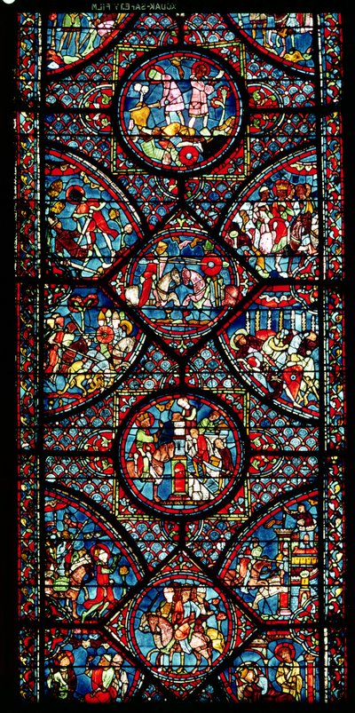 Jelenetek Nagy Károly életéből (747-814) az ambulanciából, 1215-25 körül (lásd még: 182939) alkotó: French School