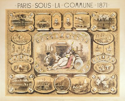 Jelenetek a párizsi kommünből, 1871 alkotó: French School