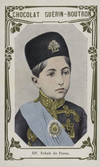 Schah de Perse (színes fotó) alkotó: French School