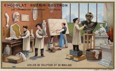 Szobrászat és öntőműhely (chromolitho) alkotó: French School