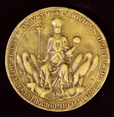 IV. Lajos de Baviere pecsétje (1287-1347) XIII-XIV. alkotó: French School