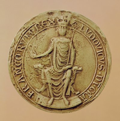 VIII. Lajos pecsétje (1187-1226) (viasz) alkotó: French School