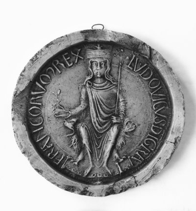 VII. Lajos pecsétje (1120-80) 1175 alkotó: French School
