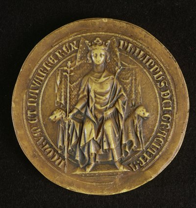 V. Fülöp (1294-1322) The Tall pecsétje, 1317 alkotó: French School