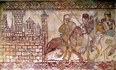Második keresztes hadjárat (1147-1149): a keresztes hadjáratok kezdete. A Cressac-kápolna freskója alkotó: French School