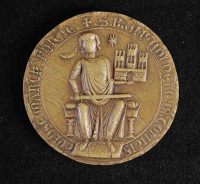 Toulouse-i Raymond VII (1197-1249) második pecsétje (viasz) alkotó: French School