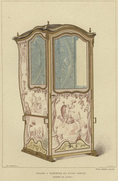 Szedán szék, 18. század alkotó: French School