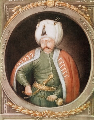 I. Szelim (1466-1520) zord Javuznak nevezte, szultán 1512-20 alkotó: French School