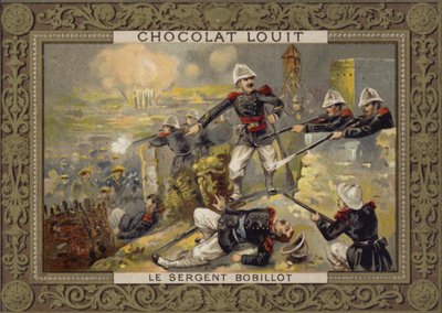 Jules Bobillot őrmester, francia katona Tuyen Quang ostrománál, Tonkin, kínai-francia háború, 1884-1885 alkotó: French School