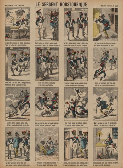 Roustoubique őrmester (színes metszet) alkotó: French School