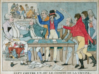 Hét egy ellen, avagy The Vaccine Committee, 1800 körül alkotó: French School