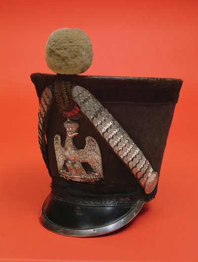 Shako, az Első Francia Birodalom hadseregének lándzsa, 1804-1815 körül (textil) alkotó: French School