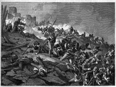Burgos ostroma 1812. szeptember 18-tól október 22-ig - Spanyolország és Portugália hadjárata (1808-1814) (1812. szeptember 18-tól október 22-ig: Burgos székhelye) - a „” Birodalom története a konzulátus történetét követően ”” Adolphe Thiers -187 alkotó: French School