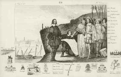 La Rochelle ostroma, Franciaország, 1627-1628 alkotó: French School