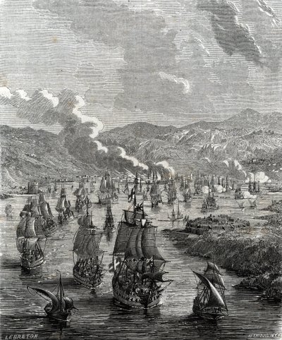 Toulon ostroma 1707. július 29. és augusztus 21. között zajlott a spanyol örökösödési háború során, amikor a szövetséges szárazföldi és tengeri haderő ostrom alá vette a touloni francia haditengerészeti támaszpontot (metszet) alkotó: French School
