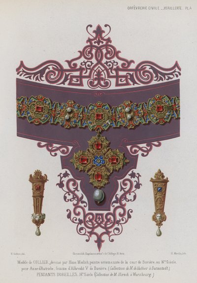 Ezüst ékszer alkotó: French School