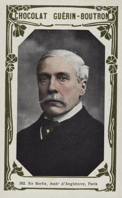 Sir Bertie, dAngleterre nagykövet, Párizs (színes fotó) alkotó: French School