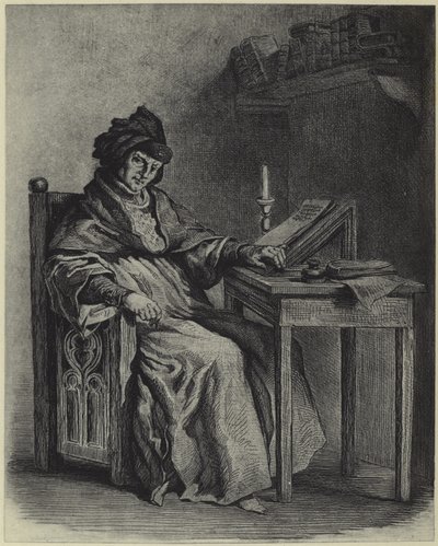 Sir John Froissart (fotogravír) alkotó: French School